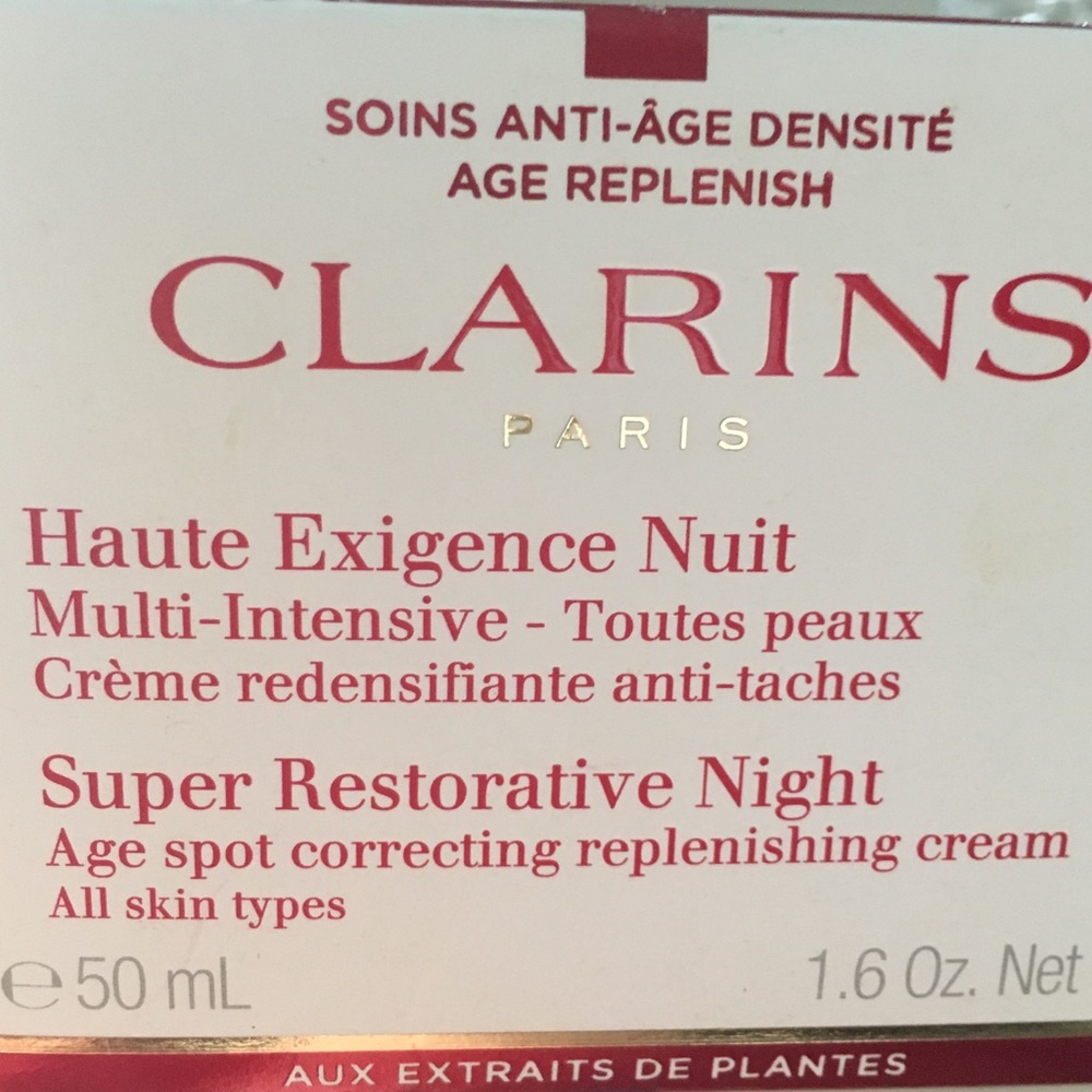 Clarins. New. Super Restrative Night Cream. 1.6 oz